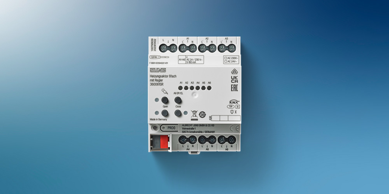 KNX Heizungsaktor 6-fach bei Elektro Wenzl GmbH in Pappenheim-Bieswang