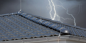 Äußerer Blitzschutz bei Elektro Wenzl GmbH in Pappenheim-Bieswang
